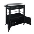 thumbnail image 1 of Alders Black Kitchen Cart, 1 of 9