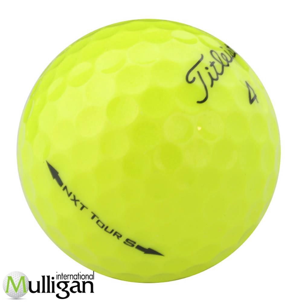 Mulligan - 96 balles de golf récupérées Titleist NXT Tour S 4A , Jaune