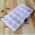 thumbnail image 3 of 15 Slots Adjustable Fishing Hook Tackle Storage Organizer Cutting Board Portable Deep Diving Trolling Gear Lot Drop Shot Rig Ice Tilts Mens Stuff Floating for Depth Weight for Ice Walleye Talker Bulk, 3 of 4