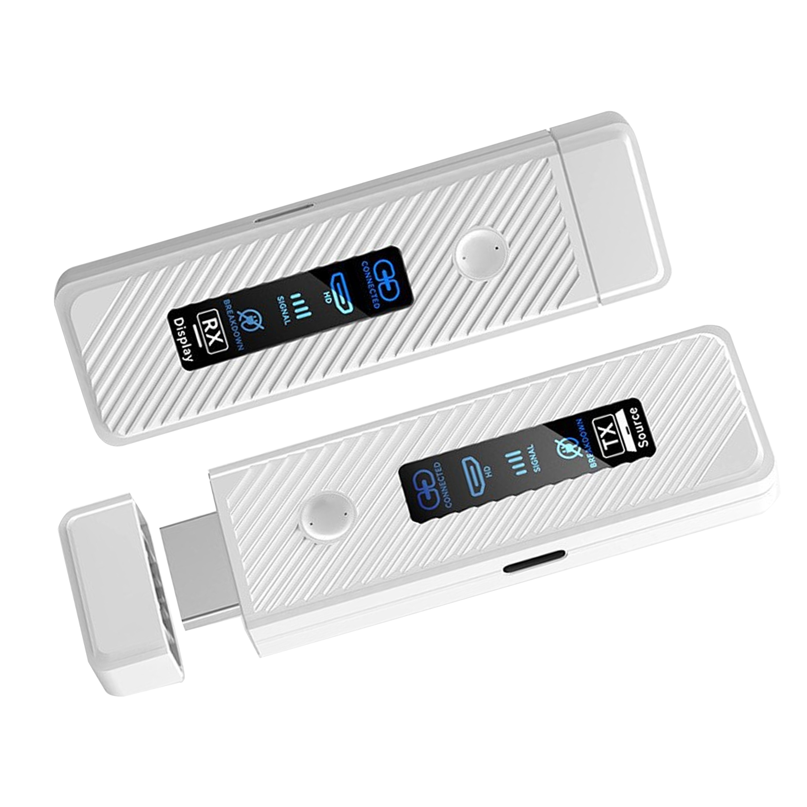 Wireless HD Multimedia , 4K Decode 1080P Output 5G 2.4G Portable HD Multimedia Extender Kit Plug and Play for Projector TV Box