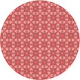 thumbnail image 1 of Ahgly Company Tapis Rond Lavable en Machine Intérieur Rouge Rubis, 5 Pieds Rond, 1 of 7