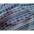 thumbnail image 4 of oneOone Silk Tabby Blue Fabric Aztec Tribal Sewing Material Print Fabric By The Yard 42 Inch Wide, 4 of 4