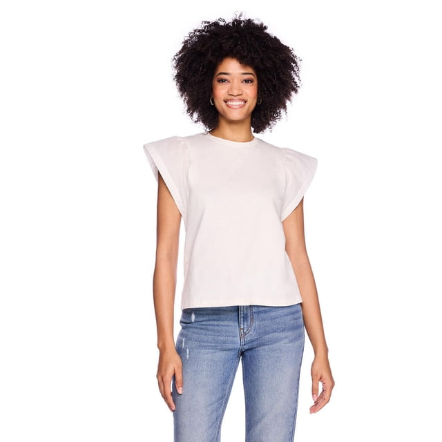 George Women's Flutter-Sleeve Top