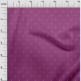 thumbnail image 3 of oneOone Georgette Viscose Purple Fabric Asian Floral Sewing Craft Projects Fabric Prints By Yard 42 Inch Wide, 3 of 5