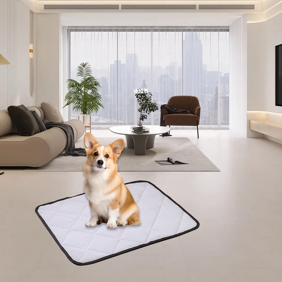 JWshufel Tapis d'Urine Lavable pour Chiot pour Intérieur Extérieur Voyage en Voiture Convient aux Chiots et aux Chiens Âgés Tapis d'Entraînement Réutilisable Super Absorbant Anti-Fuite Antidérapant Durable et Lavable à la Machine
