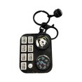 thumbnail image 2 of Meitianfacai Funny Toy Keychain Pendant DJ Keychain Mini Musical Instrument Car Keychain Bag Pendant, Black, 2 of 4