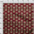 thumbnail image 2 of oneOone Silk Tabby Fabric Leaves & Floral Block Decor Fabric Printed BTY 42 Inch Wide, 2 of 4