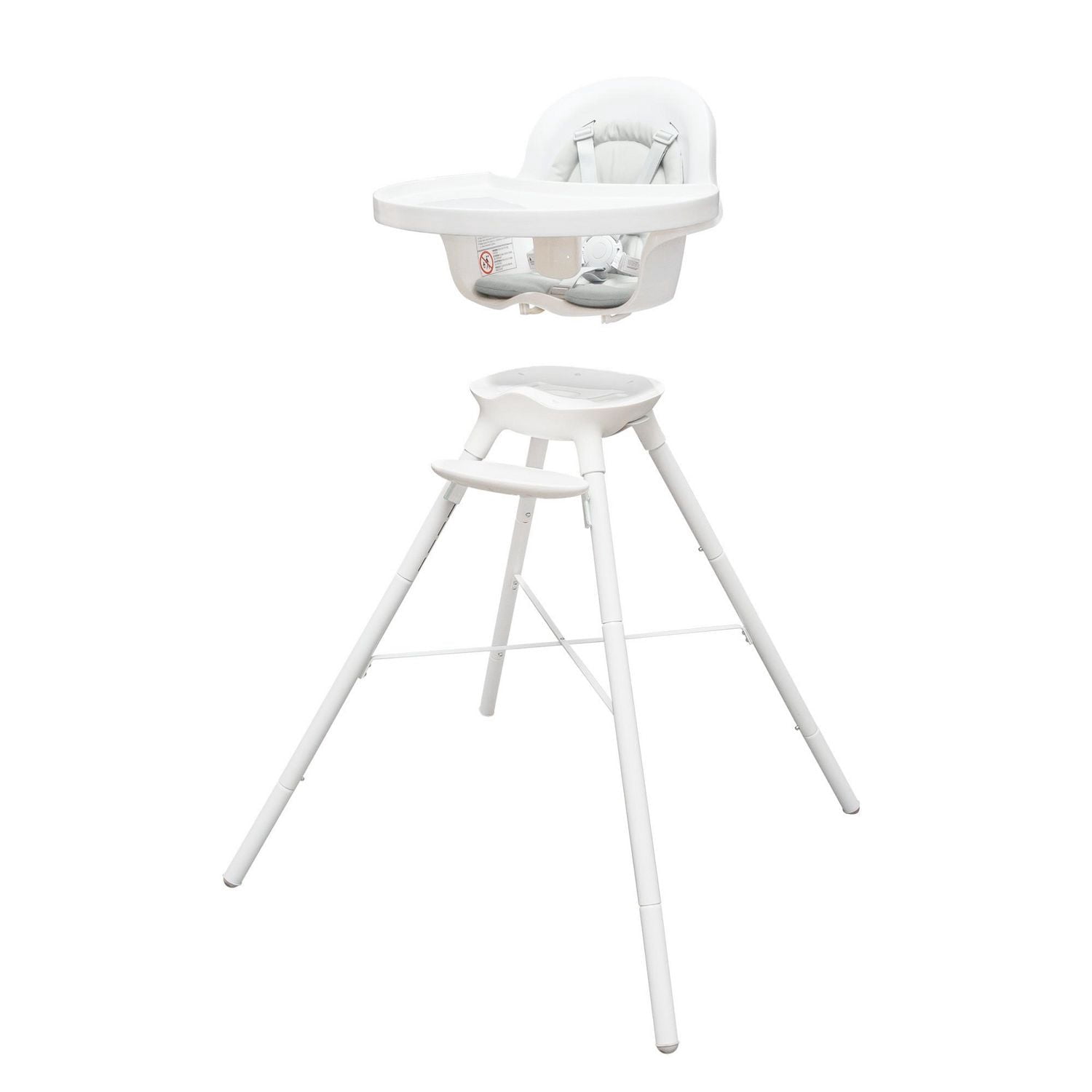 Boon GRUB™ Dishwasher Safe Adjustable Baby High Chair – Converts to Toddler Chair