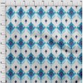 thumbnail image 4 of oneOone Polyester Spandex Medium Blue Fabric Asian Ikat Sewing Craft Projects Fabric Prints By Yard 56 Inch Wide-8512, 4 of 4
