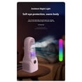 thumbnail image 4 of Bladeless Fan with Mist Humidifier 6 Speed Quiet Bladeless Fan Desk Fan with Colorful Lights 3000mAh, 4 of 8
