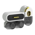 thumbnail image 2 of Dvkptbk toothbrush holders Toothbrush for Bathroom, Wall Mounted Toothbrush with Toothpaste Dispenser, with Toothbrush Cup, Tray Bathroom Toothbrush Toothpaste Dispenser, 2 of 8