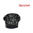 thumbnail image 3 of CNKOO 2Pcs Tall Bakery Chef Hat Waiter Professional Multiple Colors Cook Hats, 3 of 6