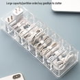 thumbnail image 2 of Binwennn Storage with Wheels Drawer Transparent Wire Storage With Accessories Compartment Desk Accessories With Cover, 2 of 8