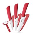 thumbnail image 1 of Ceramic Knives Set for Kitchen Knives 3 4 5 inch Sharp Fruit Paring Knifes with Sheath Utility Vegetable Carrot Cutter White Blade, 1 of 5