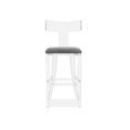 thumbnail image 1 of Acrylic & Velvet Bar Stool, 1 of 2