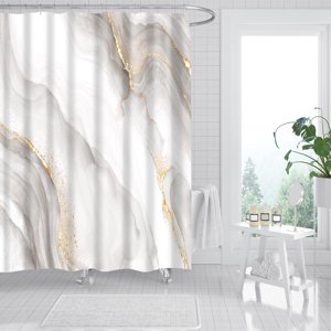 Aidoshy Various Patterns Douche Rideaux de douche Salle de bains Rideaux d'impression numérique Rideaux douche Rideaux en polyester Salle de bain
