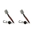 thumbnail image 2 of Redempat Stainless Steel Golf Club Brush Portable Solid Color Shoe Brushes Pink with Lid 2Set, 2 of 6