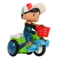 thumbnail image 1 of Kids Stunt Tricycle Toy, Electric Tricycle Model Toy Rotating Light  For Outdoor Play, 1 of 8