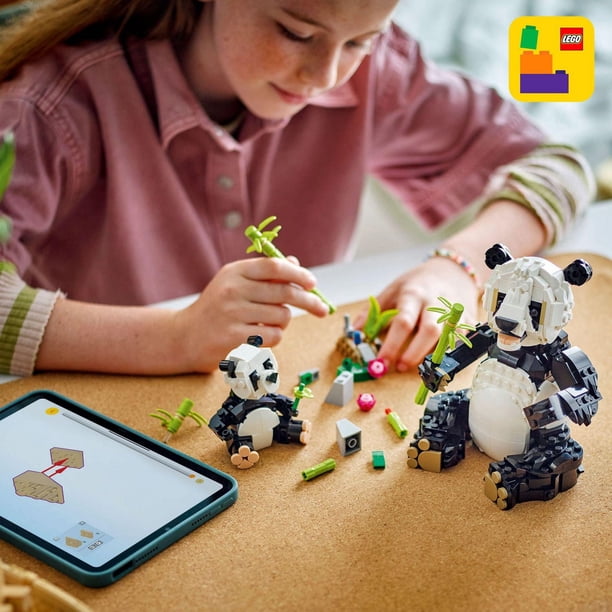 LEGO Creator 3 in 1 Wild Animals Panda Family - Building Toy with