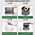 thumbnail image 3 of Cookware,With 12pcs Kit With Stove Set Stove Cookware Bbq 12pcs Stove Portable Stove Set Picnic, 3 of 7