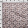 thumbnail image 3 of oneOone Polyester Spandex Dusty Brown Fabric Asian Japanese Wave Craft Projects Decor Fabric Printed By The Yard 56 Inch Wide, 3 of 4