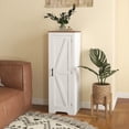 thumbnail image 2 of HOMCOM Farmhouse Storage Cabinet with Adjustable Shelf for Living Room, 2 of 10