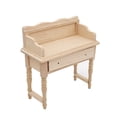 thumbnail image 1 of Desk Table Furniture Wooden Set Miniature Dollhouse for 1:12 Model Garage Kits, 1 of 9