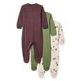 thumbnail image 2 of George Baby Boys' Footed Sleeper 3-Pack, 2 of 2