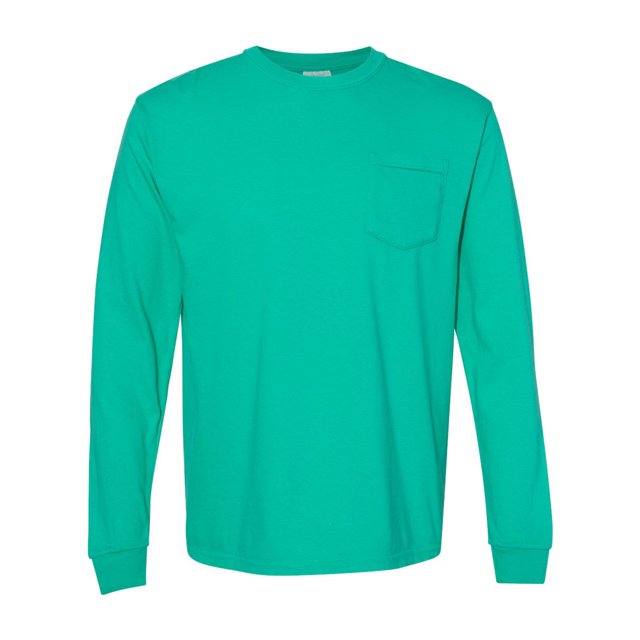 Comfort Colors T-Shirt à Manches Longues pour Adulte avec Poche