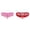 B-Pink 1PCS & Red 1PCS, variant on 2 Pack(Pink 1PCS & Red 1PCS) Multipack Jockstrap Brief Mens Personality Casual Mini Valentines Underwear Men Thong Underwear T Pants Transparent Lace