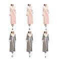 thumbnail image 3 of Youkk Polyester Wrap Yourself In Comfort With Full Length Bathrobe Unique Soft And Warm Wide Range Of Uses grey XL, 3 of 6
