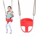 thumbnail image 3 of Swing Seat | Heavy Duty High Back | for Backyard, Swing Chair - Red, as described, 3 of 8