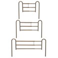 thumbnail image 2 of Drive Medical Brown Vein Home Bed Style Adjustable Length Bed Rails, 1 Pair, 2 of 3