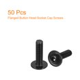 thumbnail image 3 of Unique Bargains Flanged Button Head Socket Cap Screws, 50 Pack M5x18mm 304 Stainless Steel Bolts, 3 of 5