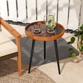 thumbnail image 4 of Costway Table d'Appoint Ronde de 16 Pouces Table Basse Moderne Mi-Siècle avec Décoration de Coquillages, 4 of 10