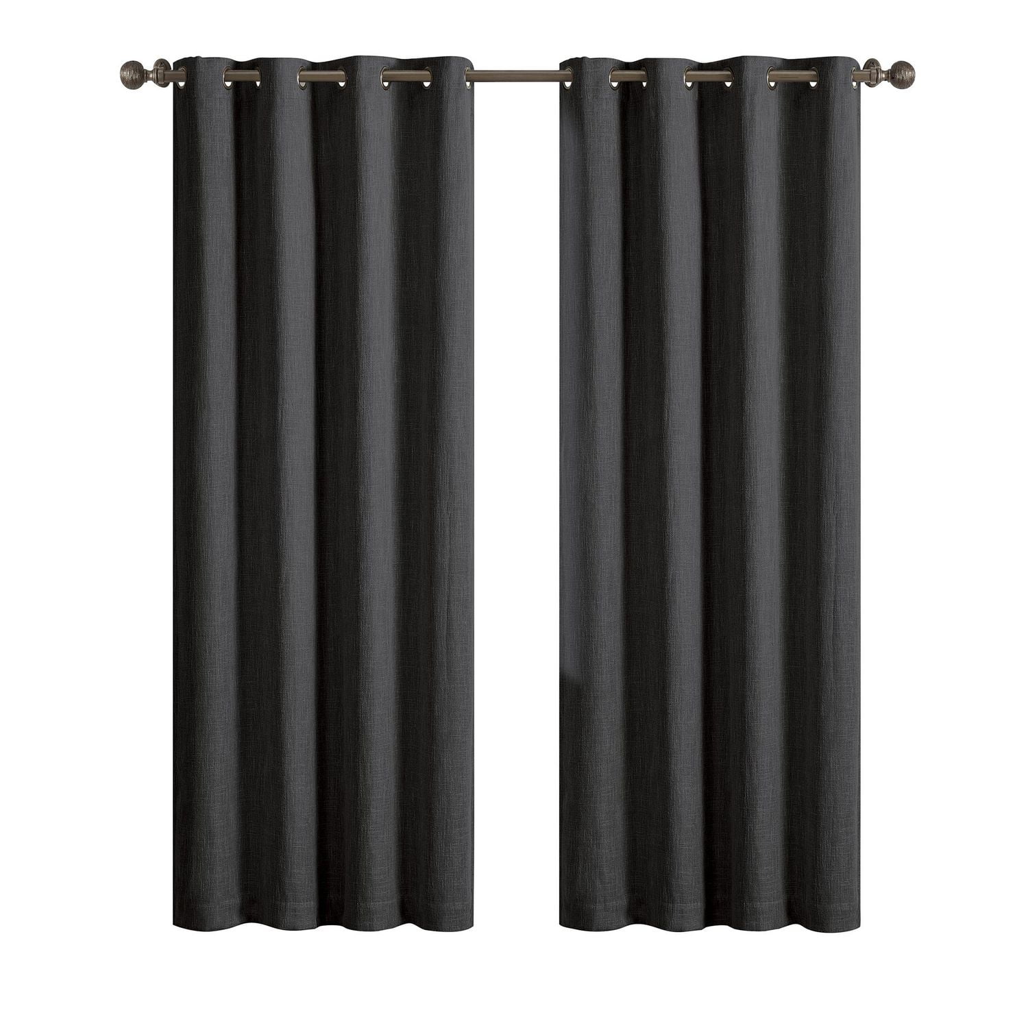 Better Homes & Gardens Linen Grommet Blackout Window Curtains Panel, 50" x 84"