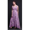 thumbnail image 4 of Bimba Robe Longue Maxi de Plage à Imprimé Floral pour Femme à Bretelles Tenue de Villégiature d'Été-Moyen, 4 of 5