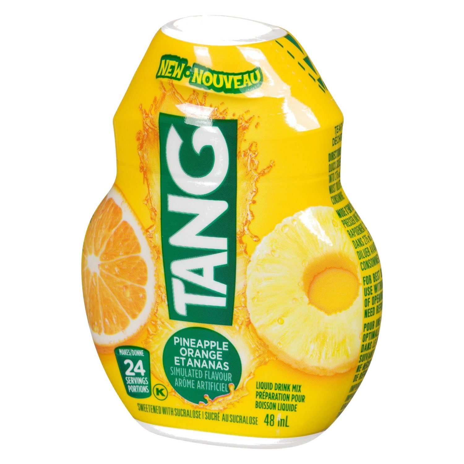 Tang Préparation pour Boisson Liquide Ananas Orange 48ml