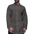 thumbnail image 4 of Atasi Printed Designer Rayon Button Down Casual Kurta With Pajama For Men, 4 of 4