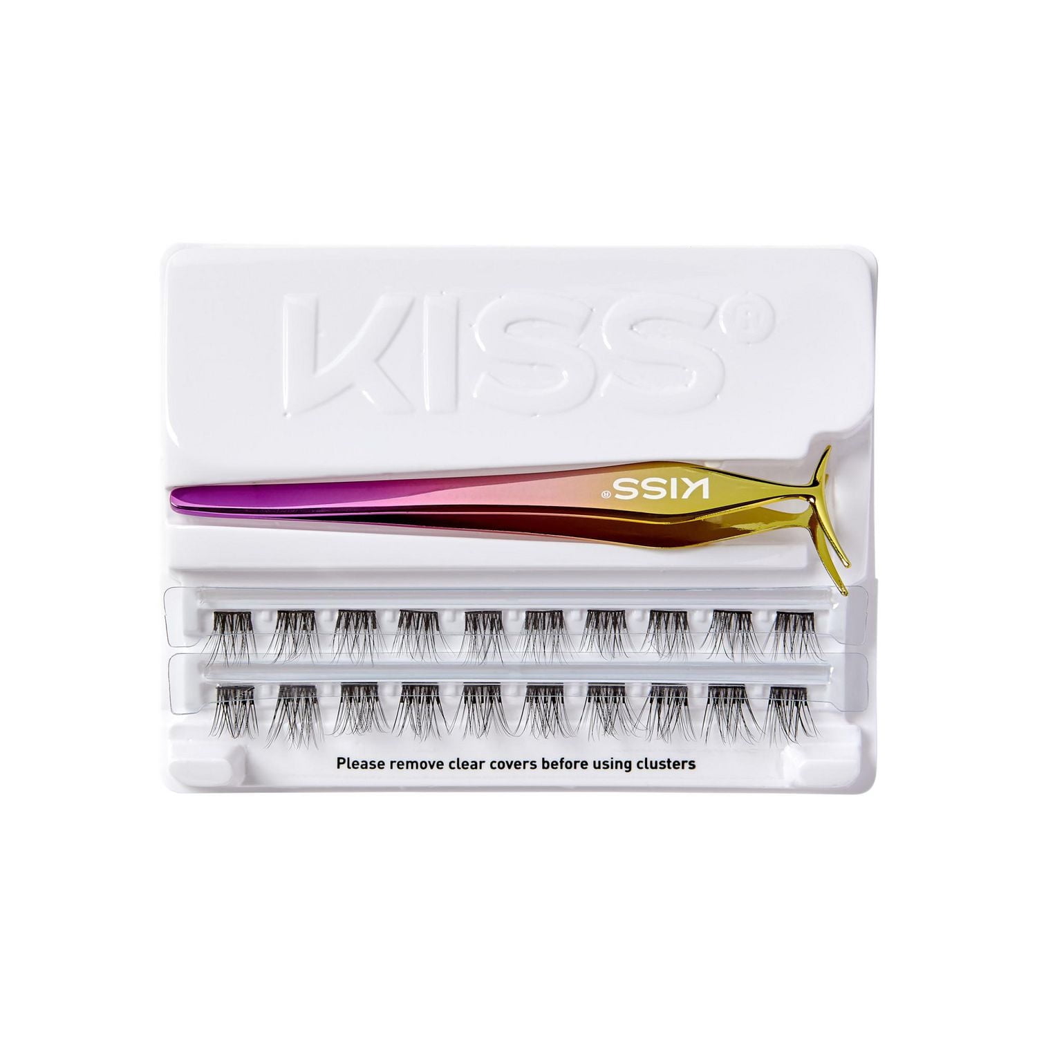 KISS ImPRESS Faux cils à pression, naturel, 20 faisceaux