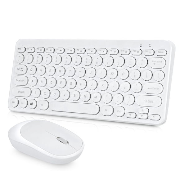 Chmadoxn Chocolate Wireless Keyboard And Mouse Set - Silent Portable Keyboard And Mouse For Office Business And Home Use Multiple Systems Wireless keyboard