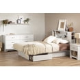 thumbnail image 3 of South Shore Fusion Full/Queen 2-Drawer Platform bed, in Pure White, 3 of 10