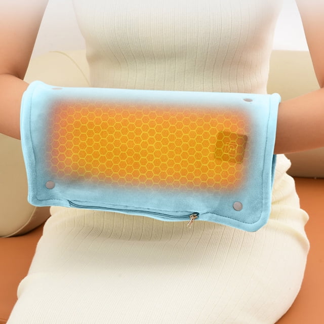 Aodebiao USB Hand Warmer with Intelligent Temperature Control Portable Heating Pad for Office Home Travel Fast Heating Comfort for Hands Legs Waist