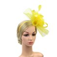 thumbnail image 3 of Cocktail Party Hat Womens Sinamay Fascinator Wedding Church Kentucky Derby Dress, 3 of 6