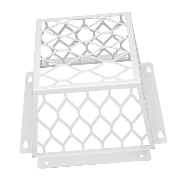 Garde-oiseaux pour Évent de Sécheuse, Protecteur Robuste en Acier au Carbone, Empêche les Oiseaux d'Entrer dans la Hotte d'Évent pour Couvercles de Ventilateur d'Extraction de 3-4 Po, Installation Facile avec Vis, Compatible avec la Plupart des Évents
