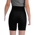 thumbnail image 2 of Doomiva Girls Athletic Swim Shorts Solid Color Shorts Sport Cheer Workout Running Black 120, 2 of 5