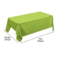 thumbnail image 3 of HHBEAUTY Rectangle Vinyl Tablecloth, Waterproof Spillproof Plastic Backed Table Cloth, Wipe Clean Table Cover for Dining, Buffet Parties and Camping (54" x 72"), 3 of 7