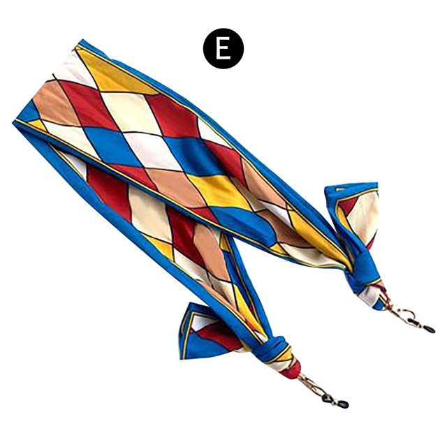 Huayishang Trend Silk Scarves Ribbon Mask Mlings Glasses Two-use Rope Glasses Chain