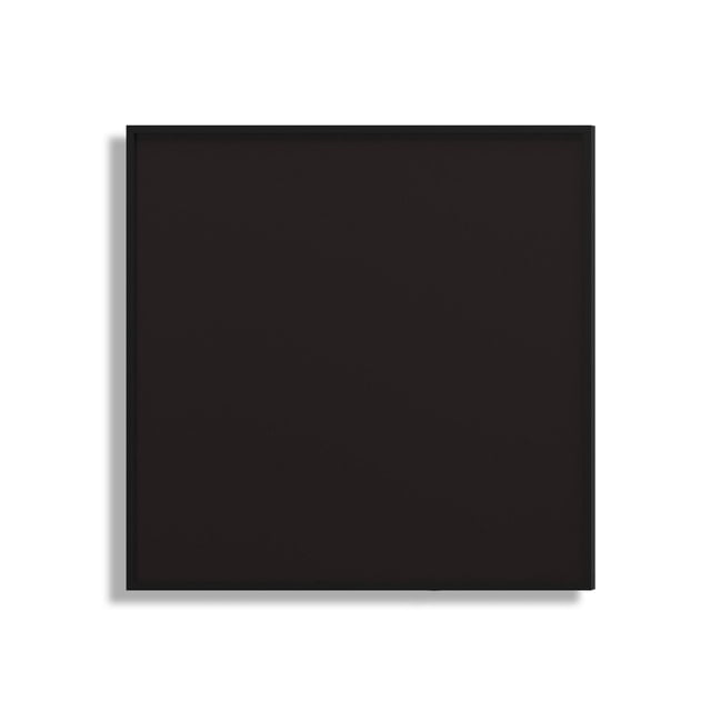 Wexstar Infrared Panel Heater 400W Black with a slim, square matte black panel shown front-facing, designed for quiet, energy-efficient heating in rooms up to 120 sq ft, suitable for wall or ceiling mounting.