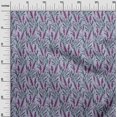 thumbnail image 3 of oneOone Rayon Purple Fabric Floral Sewing Craft Projects Fabric Prints By Yard 56 Inch Wide, 3 of 4